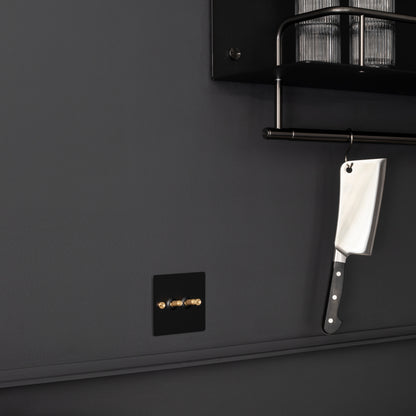 2G TOGGLE SWITCH / WHITE / STEEL