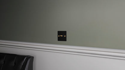 1G TOGGLE SWITCH / STEEL / BRASS