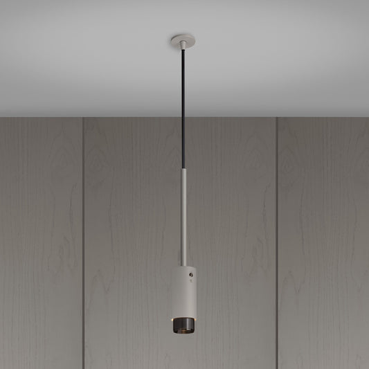 EXHAUST PENDANT / LINEAR / STONE / GUN METAL