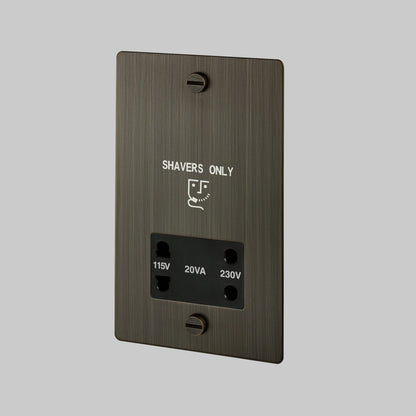 SHAVER SOCKET / SMOKED BRONZE