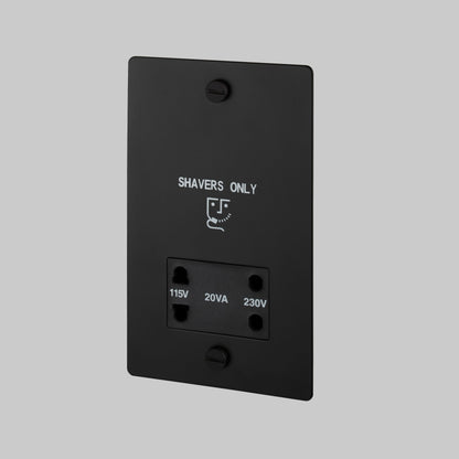 SHAVER SOCKET / BLACK