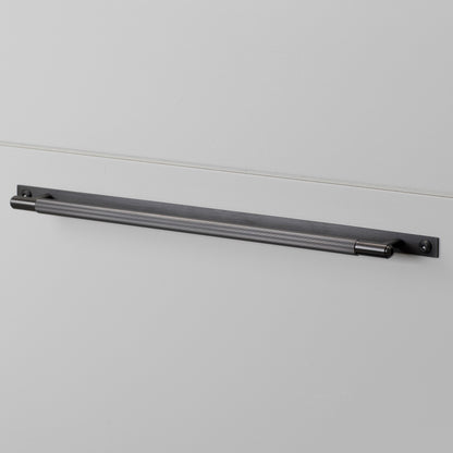 PULL BAR / PLATE / LARGE / LINEAR / GUN METAL