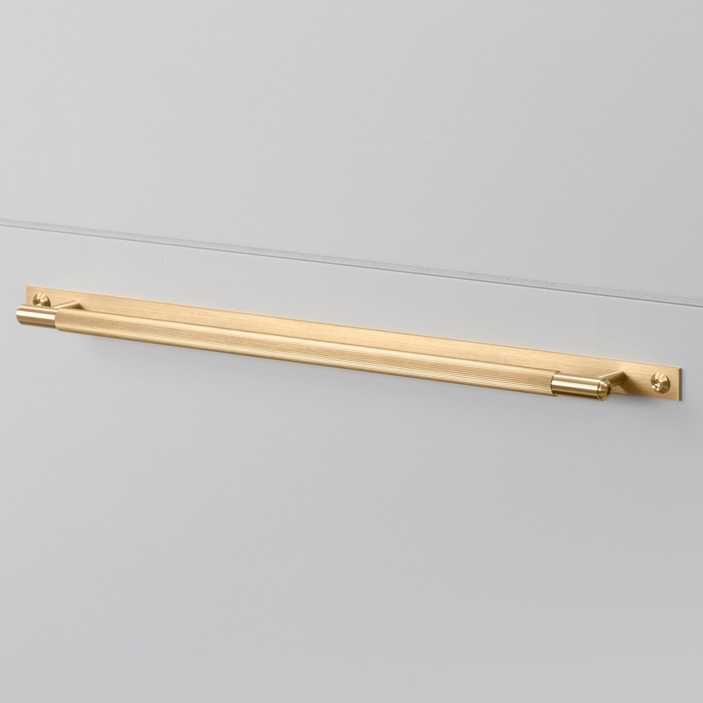 PULL BAR / PLATE / LARGE / LINEAR / BRASS