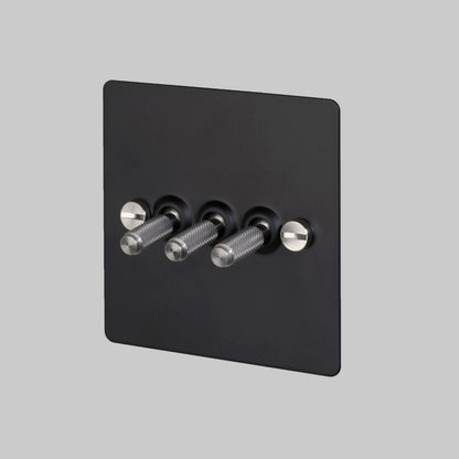 3G TOGGLE SWITCH / BLACK / STEEL