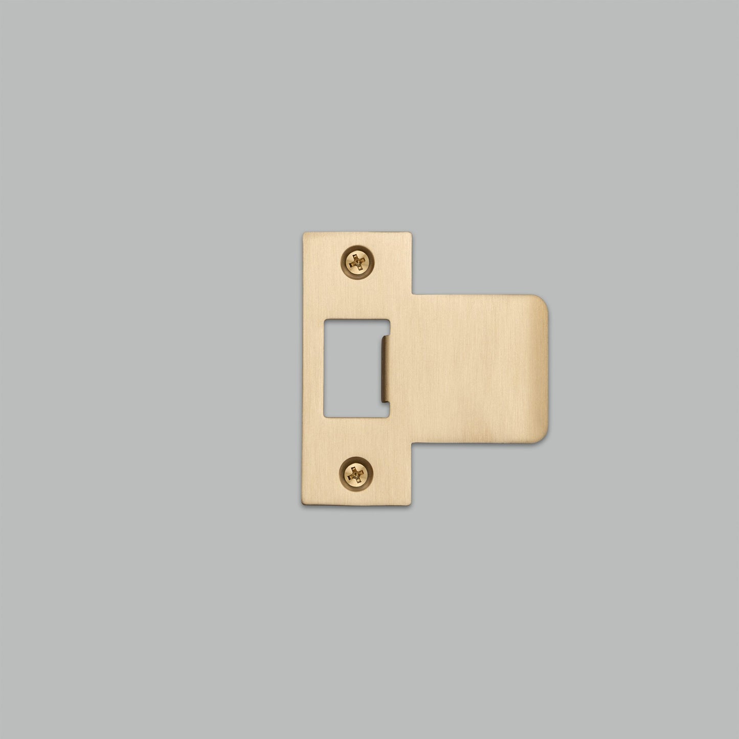 STRIKE PLATE KIT / T SHAPED / 75 MM DOOR / BRASS