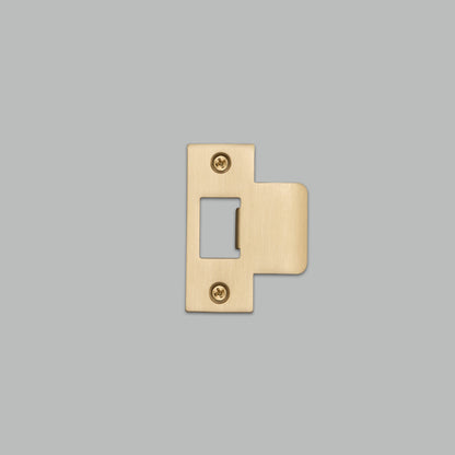 STRIKE PLATE KIT / T SHAPED / 54 MM DOOR / BRASS