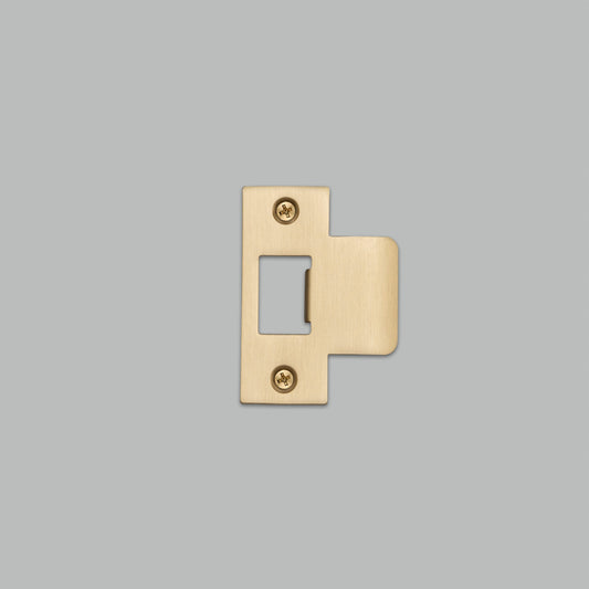 STRIKE PLATE KIT / T SHAPED / 54 MM DOOR / BRASS