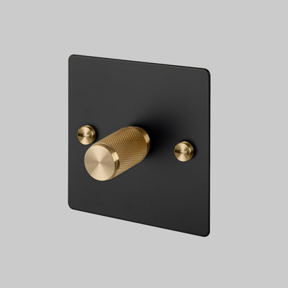 1G DIMMER / 120W / BLACK / BRASS