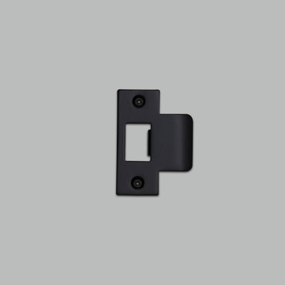 STRIKE PLATE KIT / T SHAPED / 54 MM DOOR / BLACK