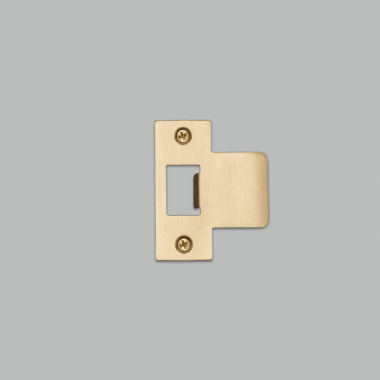 STRIKE PLATE KIT / T SHAPED / 60 MM DOOR / BRASS