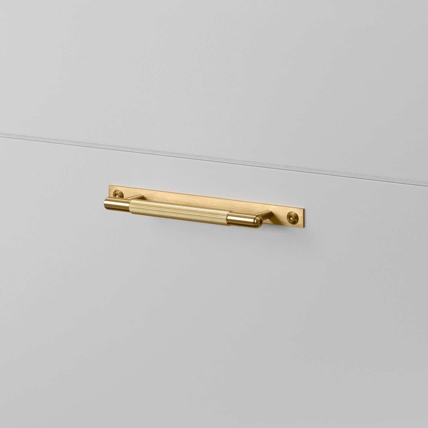 PULL BAR / PLATE / SMALL / LINEAR / BRASS