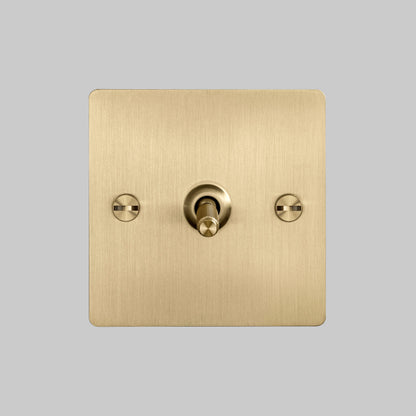 1G TOGGLE SWITCH / BRASS