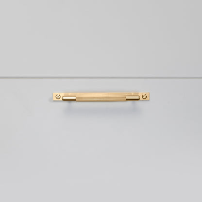 PULL BAR / PLATE / SMALL / LINEAR / BRASS