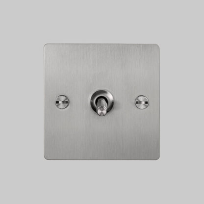 1G TOGGLE SWITCH / STEEL