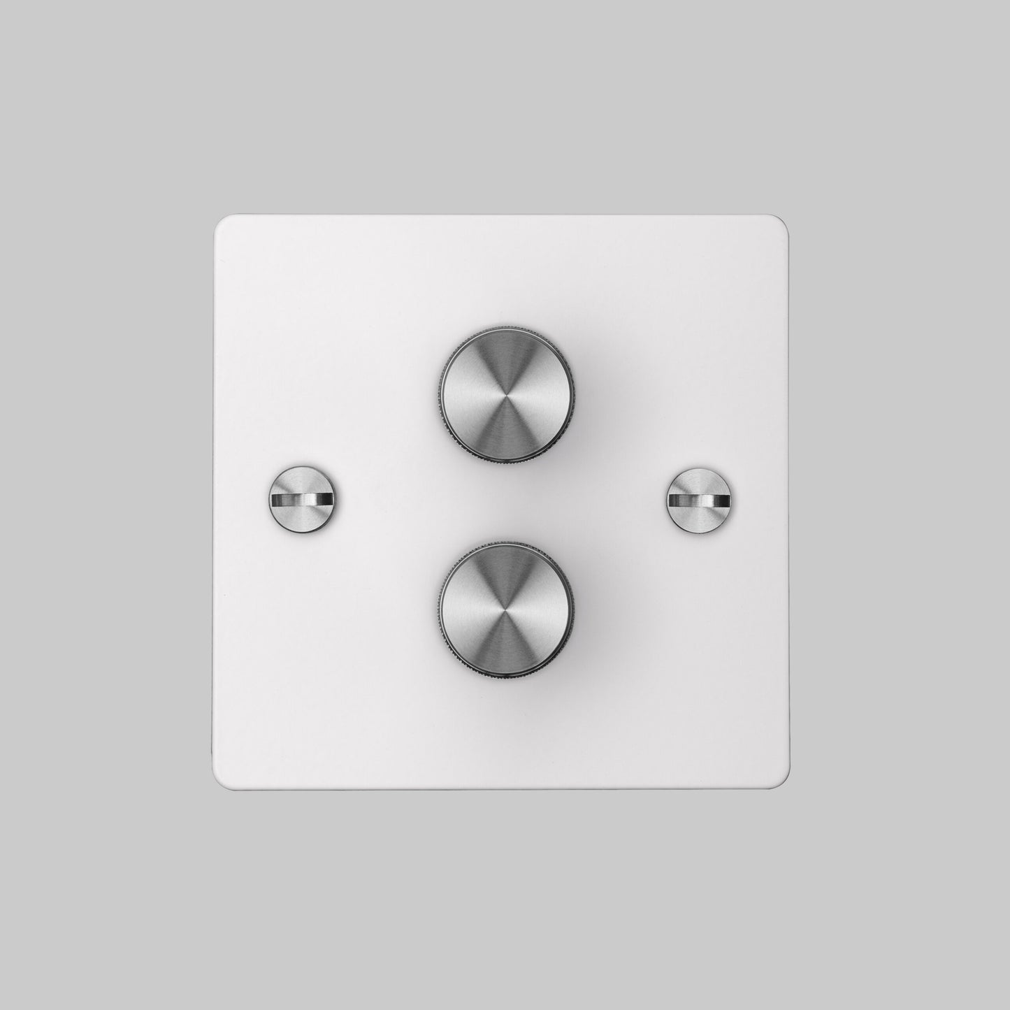 2G DIMMER / 120W / WHITE / STEEL