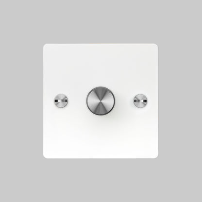 1G DIMMER / 120W / WHITE / STEEL