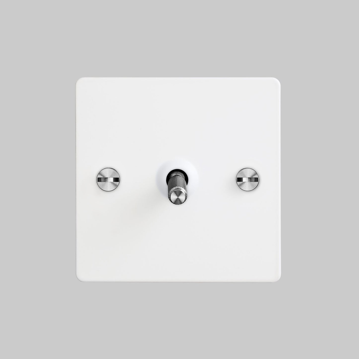 1G INTERMEDIATE TOGGLE SWITCH / WHITE / STEEL