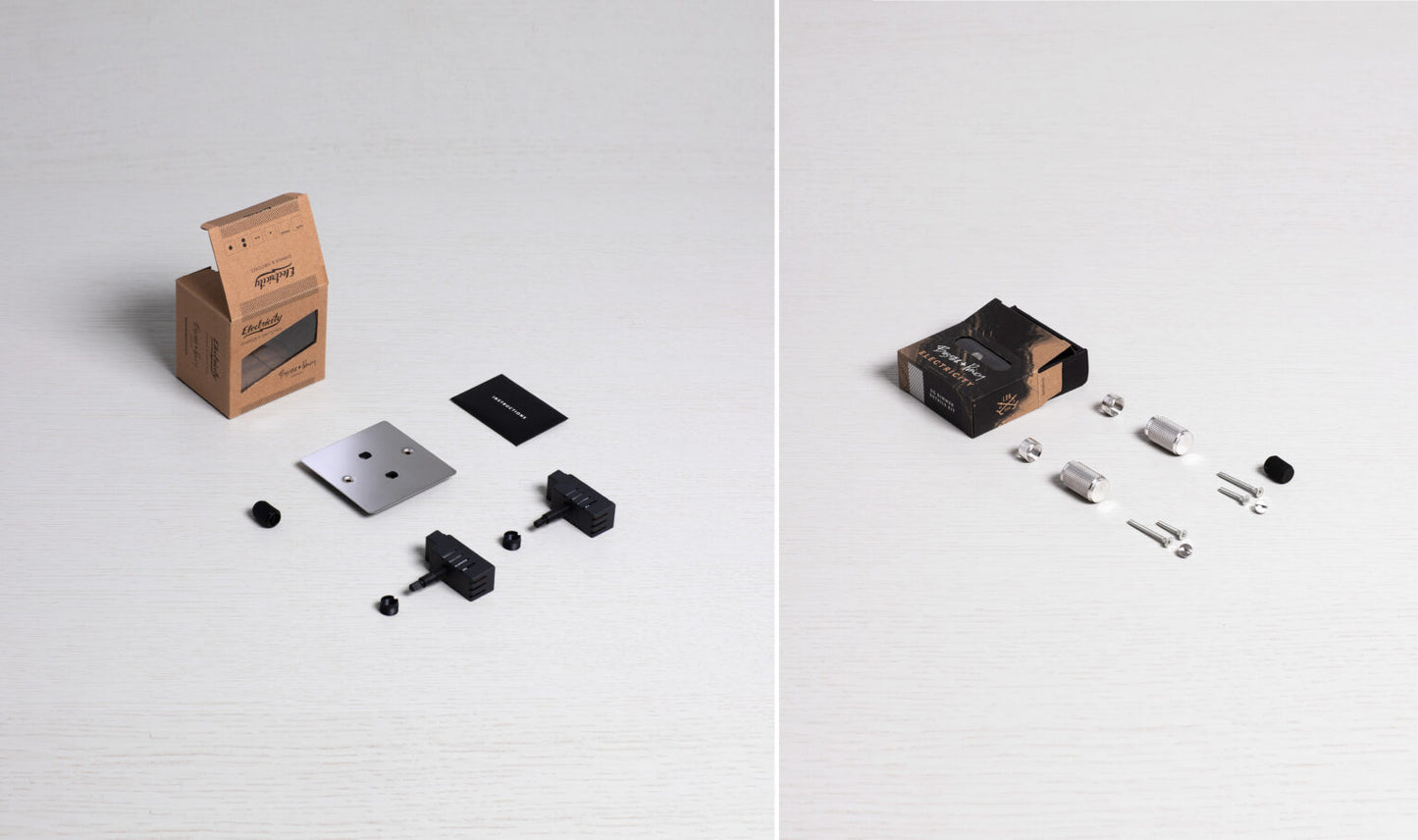 2G DIMMER / 120W / STEEL / BRASS