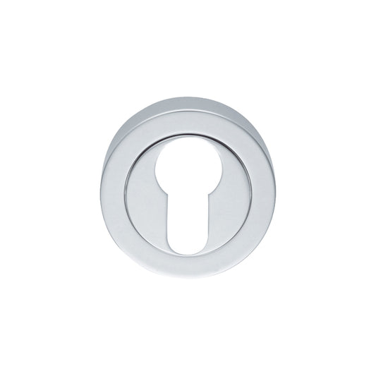 Euro Profile Escutcheon in Satin Chrome