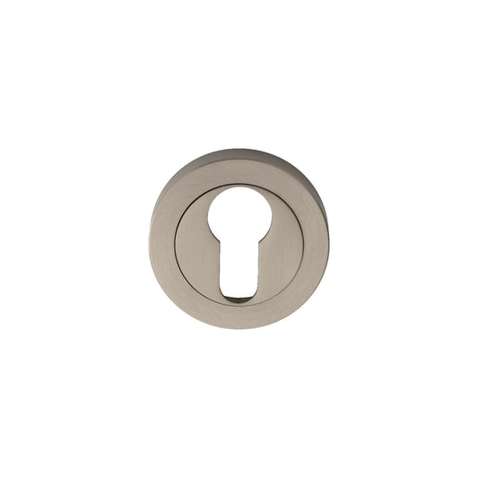 Euro Profile Escutcheon in Satin Nickel