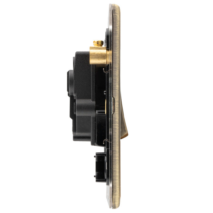 Concealed 3mm 20Amp Switch - Antique Brass