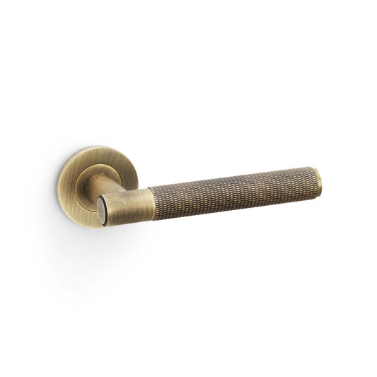 Spitfire Knurled Lever on Round Rose