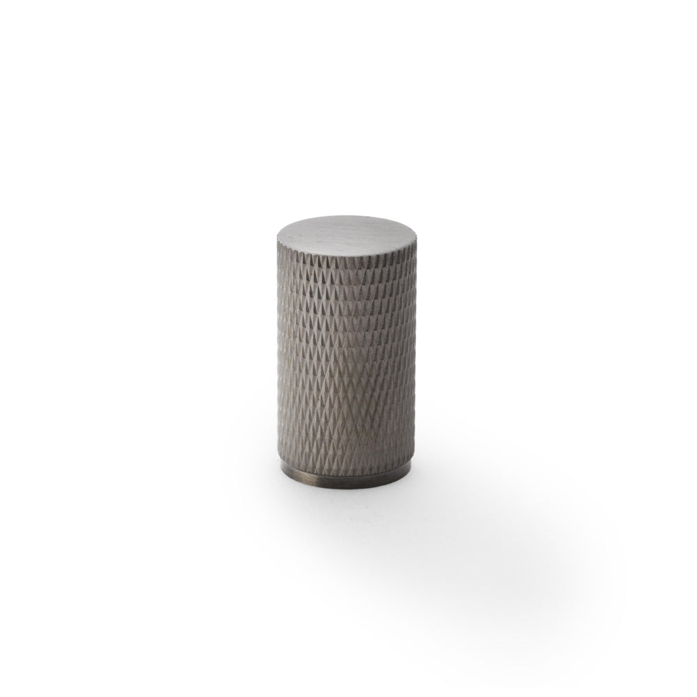 Brunel Knurled Cylinder Cupboard Knob