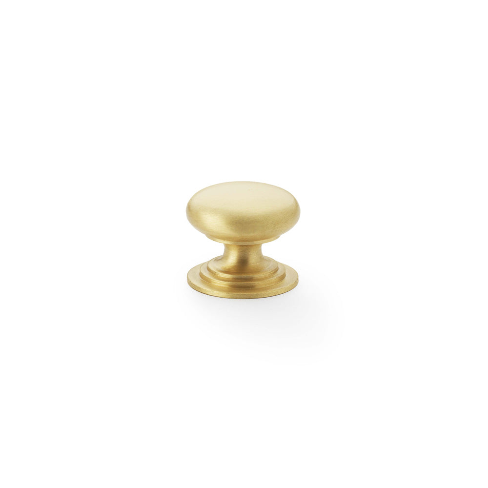 Waltz Round Cupboard Knob on Stepped Rose