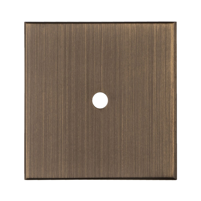 Square Cupboard knob Backplate