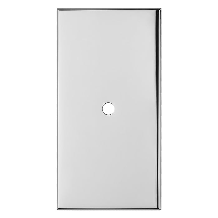 Rectangular Cupboard knob Backplate