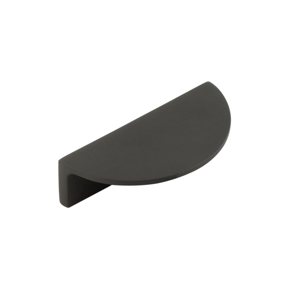 Burlington Half Moon Edge Pull Handles - 80mm / Dark Bronze
