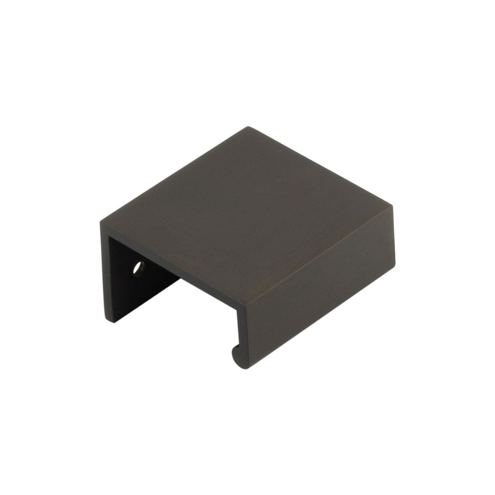 Burlington Angled Edge Pull Handles - 50mm / Dark Bronze