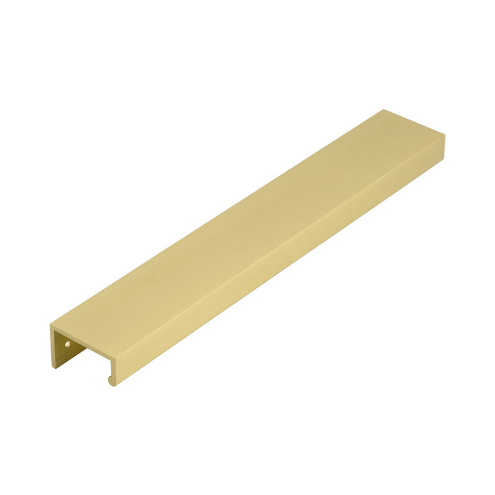 Burlington Angled Edge Pull Handles - 300mm / Satin Brass
