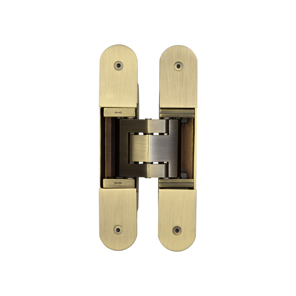 Ghost 160mm 3D Concealed Hinges - Antique Brass
