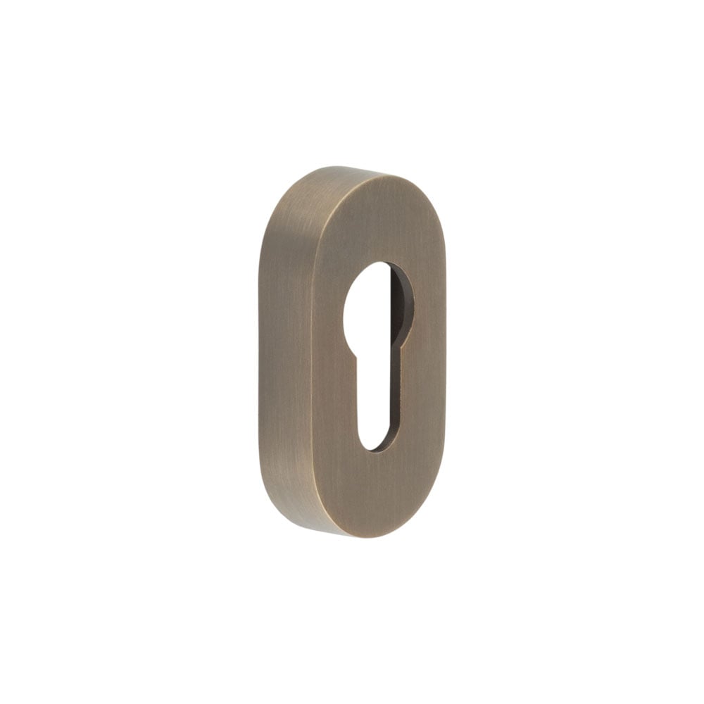 Frelan Hardware CRES Oval Euro Keyway Eschutcheon