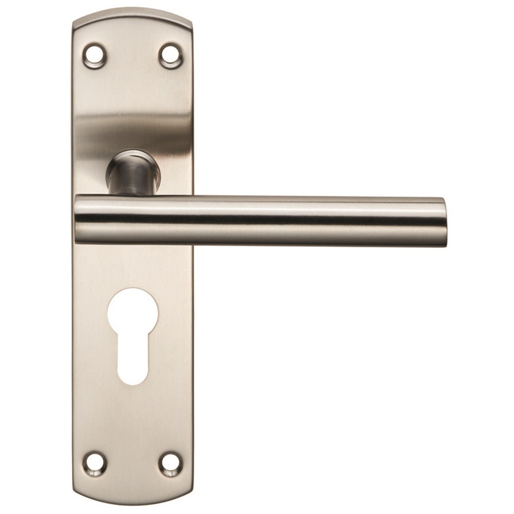 Steelworx Residential T Bar Lever on Euro Lock Backplate