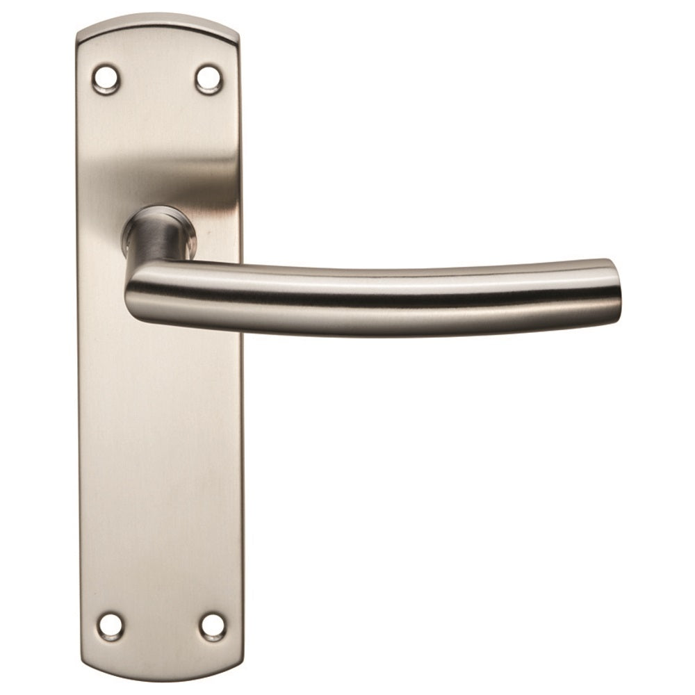 Steelworx Residential Arched Lever on Latch Backplate