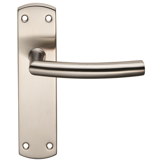 Steelworx Residential Arched Lever on Latch Backplate
