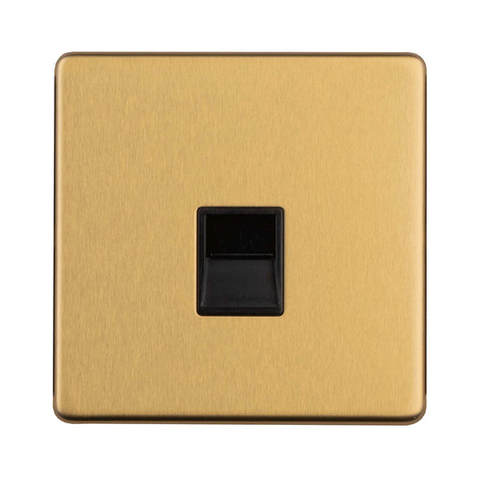 Concealed 3mm Telephone Master - Satin Brass