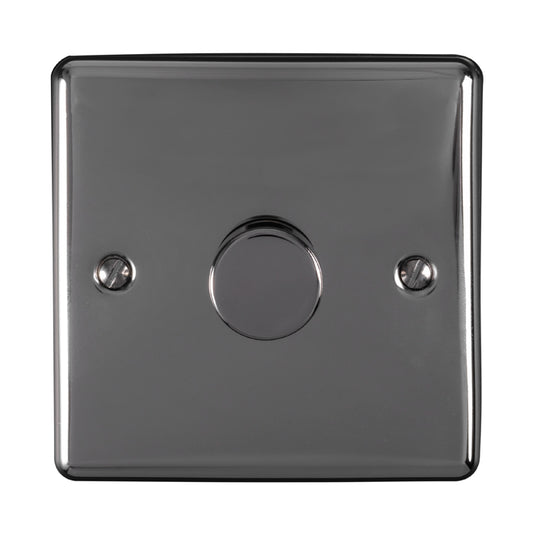 Enhance Decorative 1 Gang Dimmer - Black Nickel