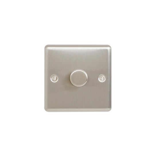 Enhance Decorative 1 Gang Dimmer - Satin Stainless