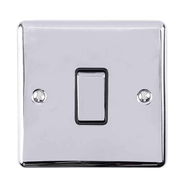 Enhance Decorative 1 Gang Switch - Polished Chrome