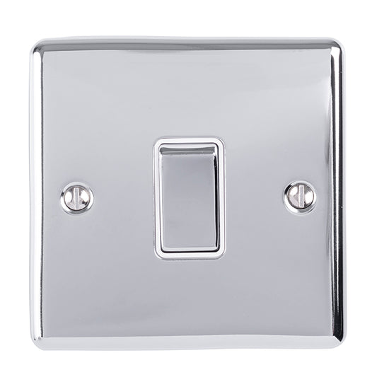 Enhance Decorative 1 Gang Switch - Polished Chrome