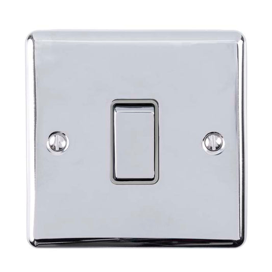 Enhance Decorative 1 Gang Switch - Polished Chrome