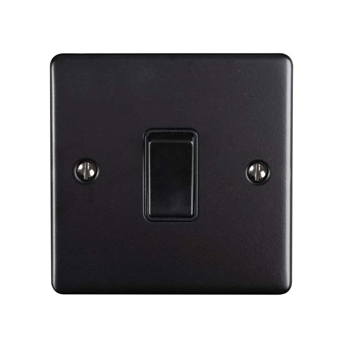 Enhance Decorative 20Amp Switch - Matt Black