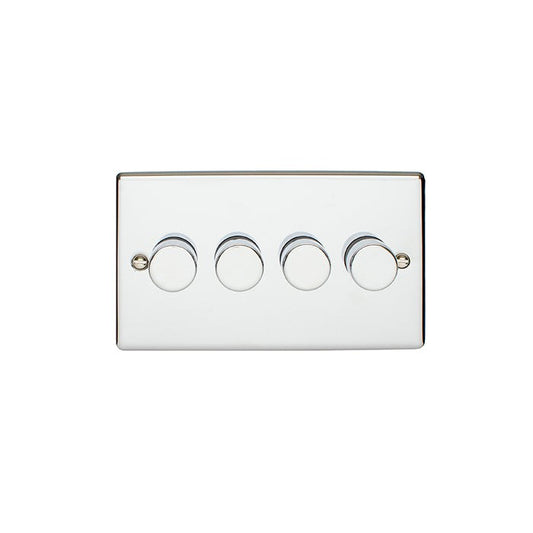 Enhance Decorative 4 Gang Dimmer - Polished Chrome