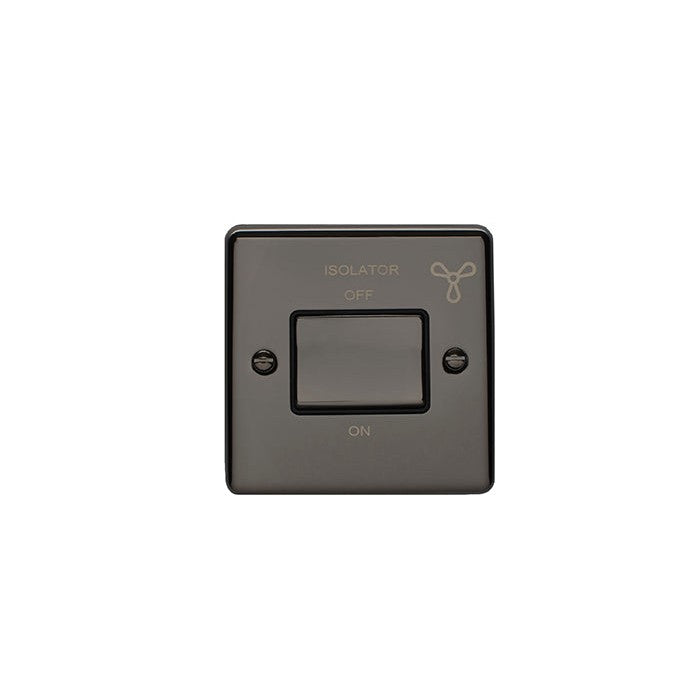 Enhance Decorative Fan Switch - Black Nickel