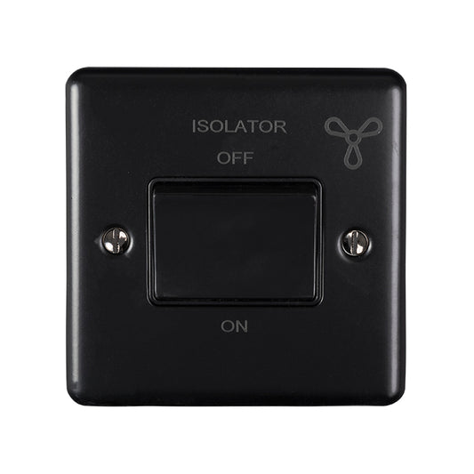 Enhance Decorative Fan Switch - Matt Black