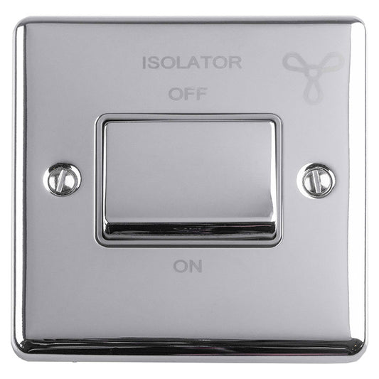 Enhance Decorative Fan Switch - Polished Chrome