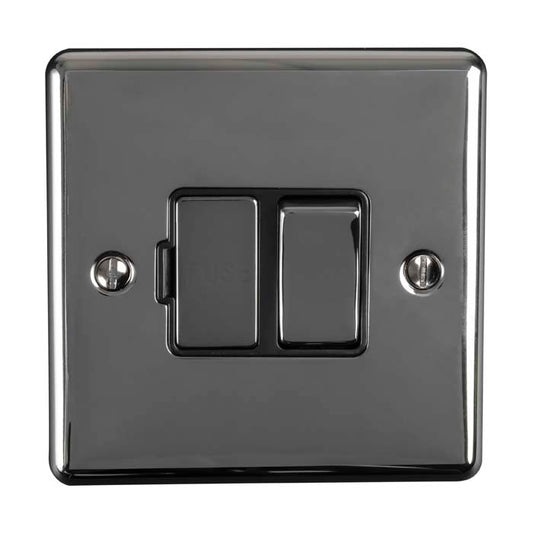 Enhance Decorative Switched Fuse Spur - Black Nickel